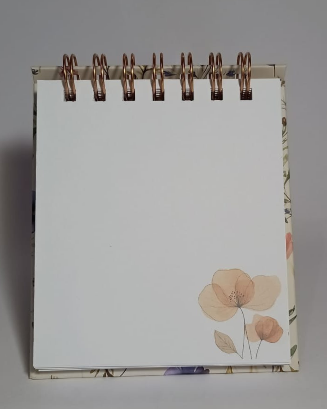 bloquinho flores delicadas folha