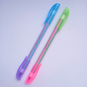 Caneta duas cores esferográfica Doble Bazze cores vibrantes Kadernos à Mão