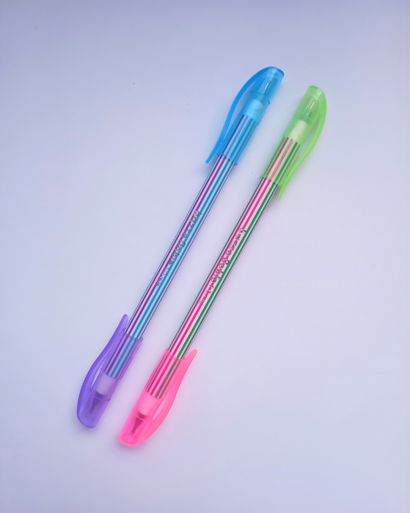 Caneta duas cores esferográfica Doble Bazze cores vibrantes Kadernos à Mão
